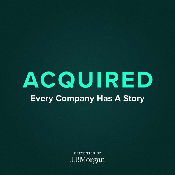 Acquired podcast cover art - one of the best founders and entrepreneurs podcasts to be a guest on in 2026