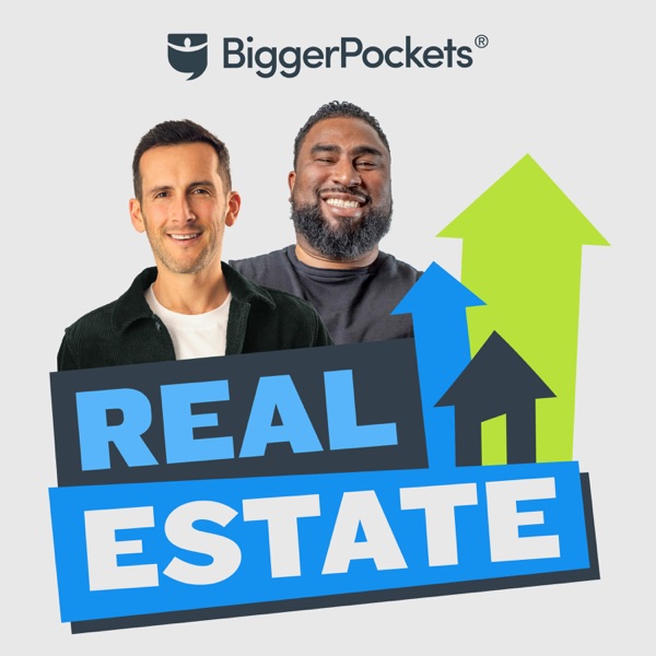 BiggerPockets Real Estate Podcast podcast cover art - one of the best real estate podcasts to be a guest on in 2026