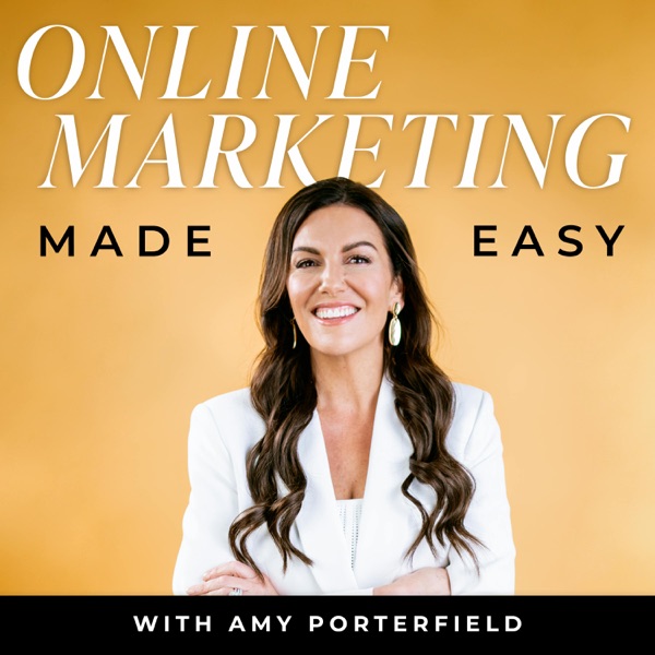 Online Marketing Made Easy podcast cover art - one of the best marketing and growth podcasts to be a guest on in 2026