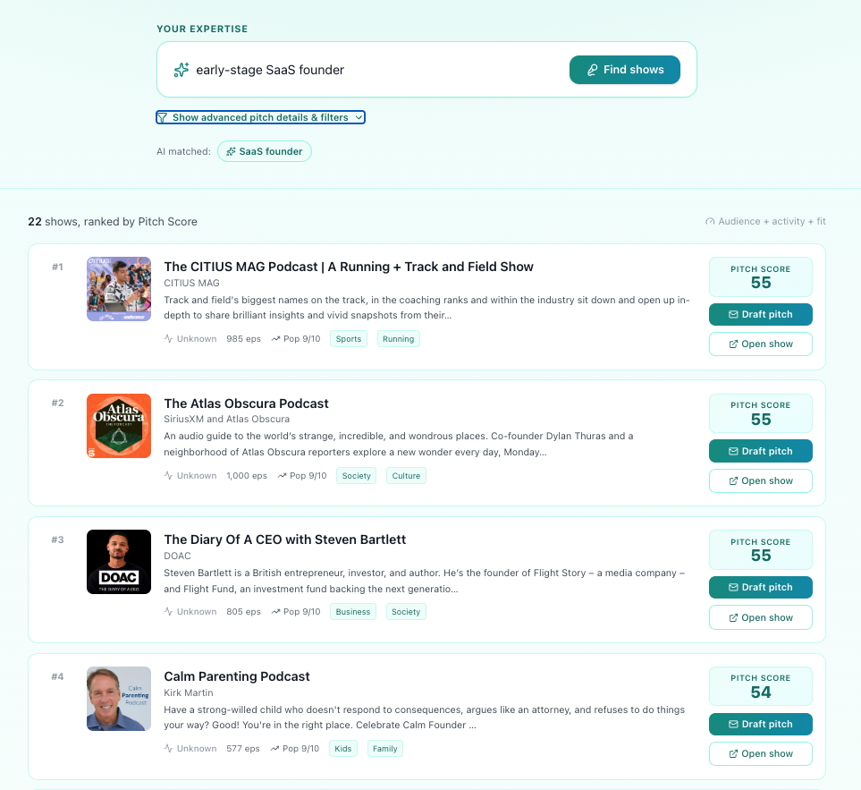 Step 3: AI drafts your pitch email